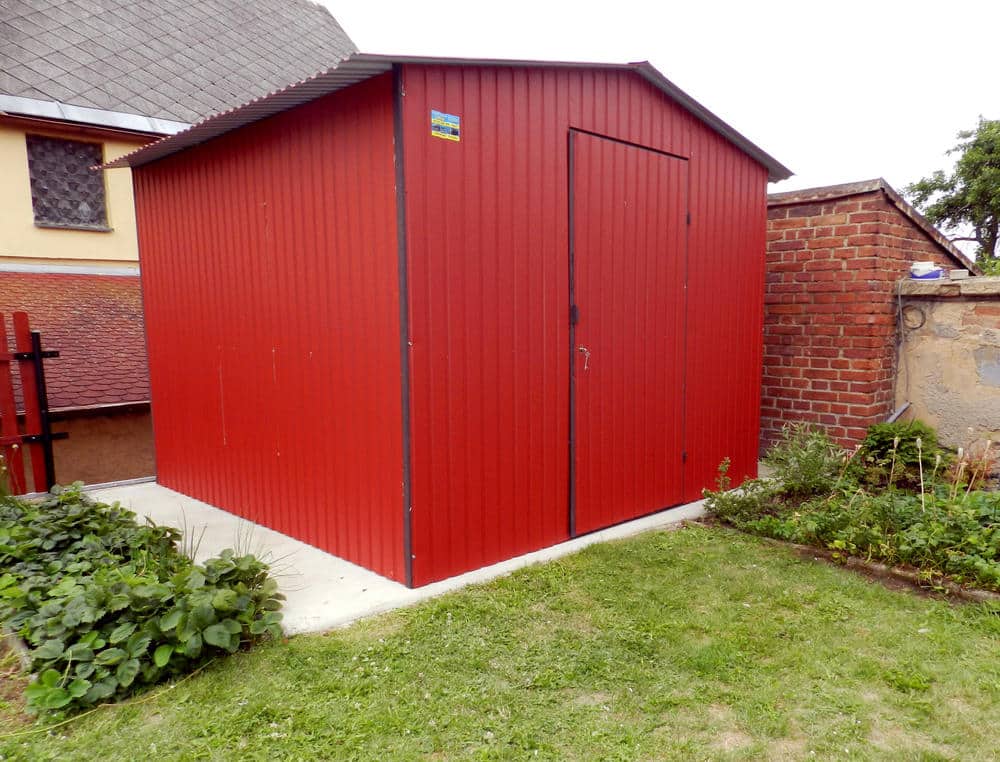 Zahradni domek 3x3 m - červený
