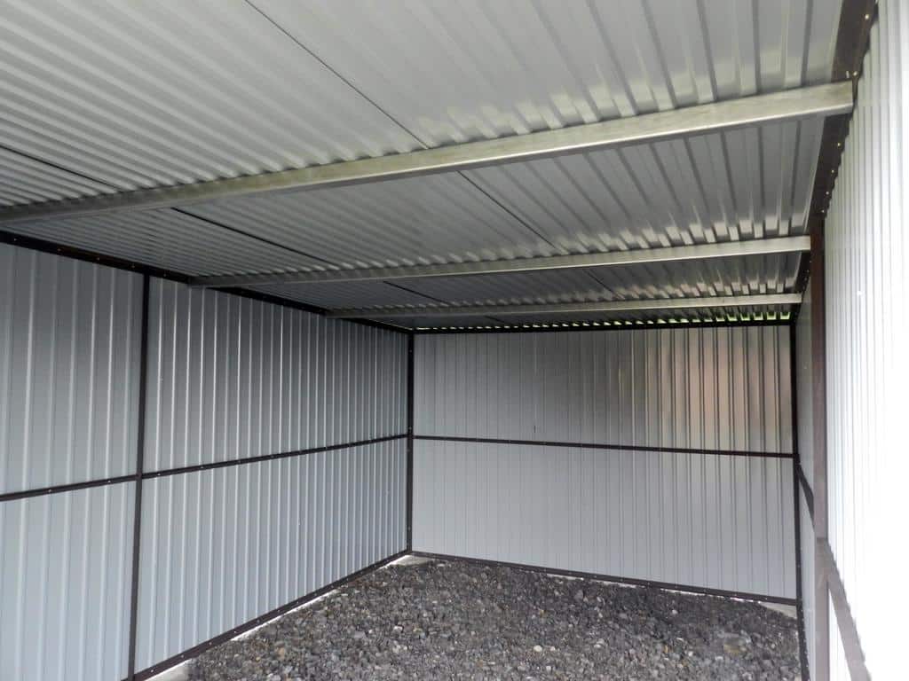 Plechová garáž 3x5 m - bílá